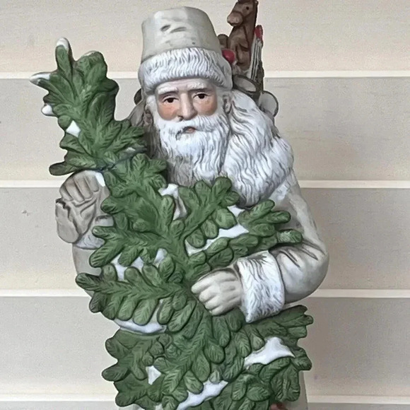Schmid The Shackman Collection Santa Music Box Figurine Winter Wonderland, 1986 - Picture 2 of 9